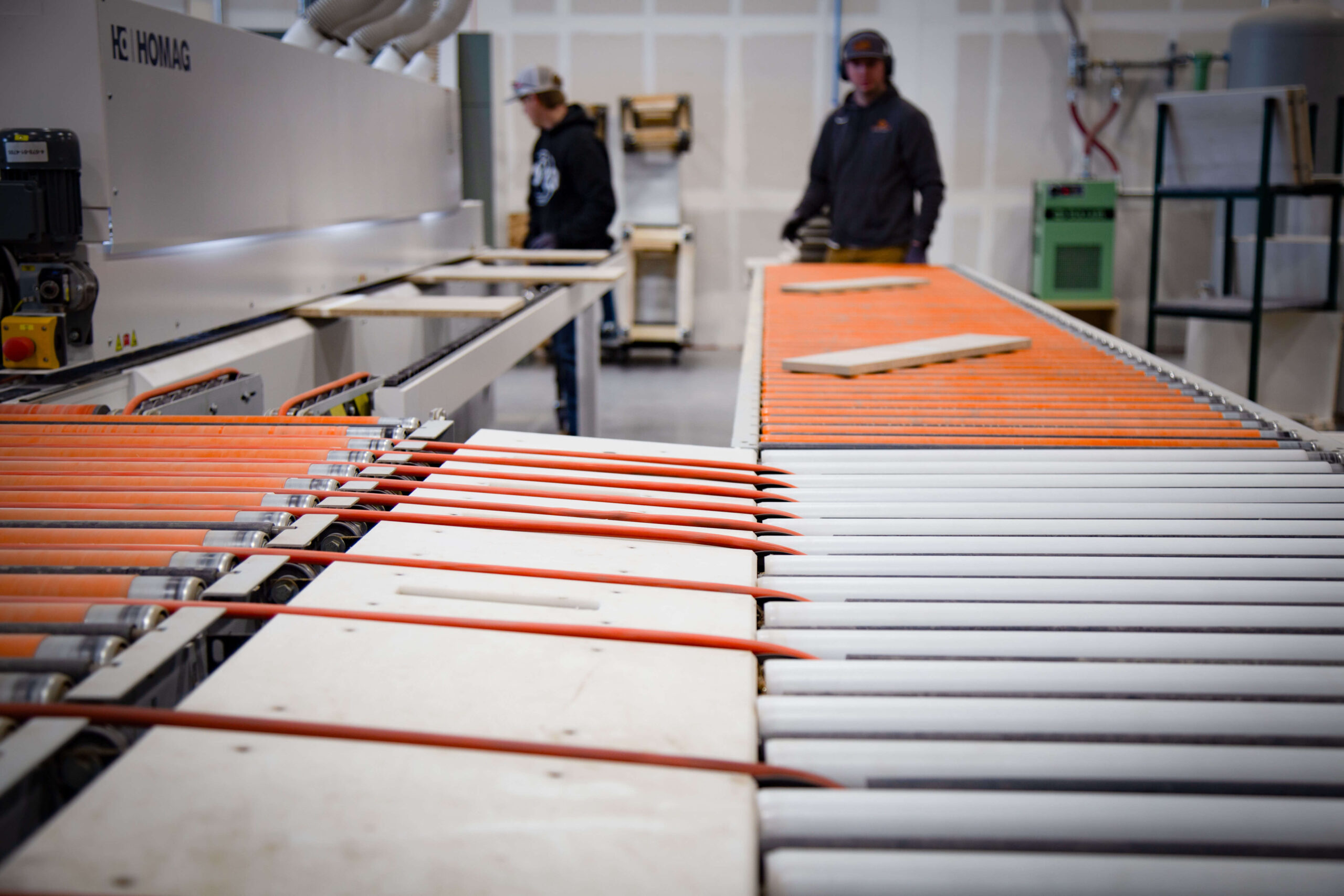 CNC panel line in the Sterling Design shop